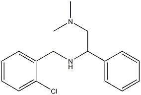 [(2-chlorophenyl)methyl][2-(dimethylamino)-1-phenylethyl]amine 구조식 이미지