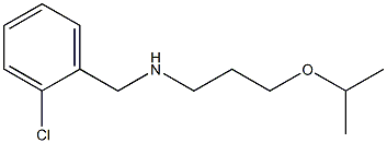 [(2-chlorophenyl)methyl][3-(propan-2-yloxy)propyl]amine Structure