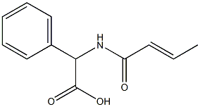 [(2E)-but-2-enoylamino](phenyl)acetic acid 구조식 이미지