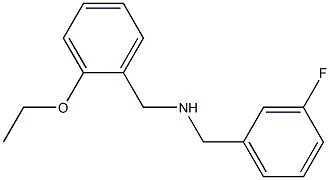 [(2-ethoxyphenyl)methyl][(3-fluorophenyl)methyl]amine 구조식 이미지