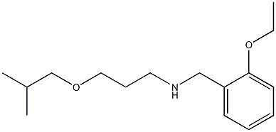 [(2-ethoxyphenyl)methyl][3-(2-methylpropoxy)propyl]amine 구조식 이미지