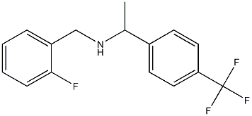 [(2-fluorophenyl)methyl]({1-[4-(trifluoromethyl)phenyl]ethyl})amine 구조식 이미지
