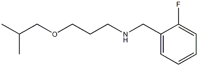 [(2-fluorophenyl)methyl][3-(2-methylpropoxy)propyl]amine 구조식 이미지