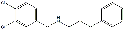 [(3,4-dichlorophenyl)methyl](4-phenylbutan-2-yl)amine Structure