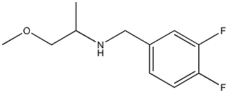 [(3,4-difluorophenyl)methyl](1-methoxypropan-2-yl)amine 구조식 이미지