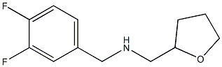 [(3,4-difluorophenyl)methyl](oxolan-2-ylmethyl)amine Structure