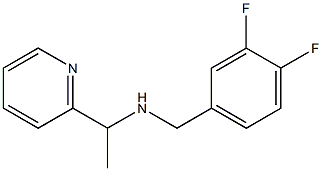 [(3,4-difluorophenyl)methyl][1-(pyridin-2-yl)ethyl]amine Structure