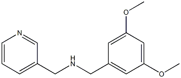 [(3,5-dimethoxyphenyl)methyl](pyridin-3-ylmethyl)amine 구조식 이미지