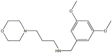 [(3,5-dimethoxyphenyl)methyl][3-(morpholin-4-yl)propyl]amine Structure