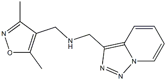 [(3,5-dimethyl-1,2-oxazol-4-yl)methyl]({[1,2,4]triazolo[3,4-a]pyridin-3-ylmethyl})amine Structure