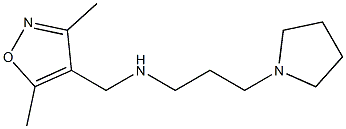 [(3,5-dimethyl-1,2-oxazol-4-yl)methyl][3-(pyrrolidin-1-yl)propyl]amine Structure