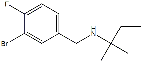 [(3-bromo-4-fluorophenyl)methyl](2-methylbutan-2-yl)amine 구조식 이미지