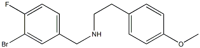 [(3-bromo-4-fluorophenyl)methyl][2-(4-methoxyphenyl)ethyl]amine 구조식 이미지