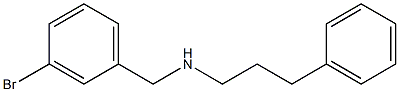 [(3-bromophenyl)methyl](3-phenylpropyl)amine 구조식 이미지