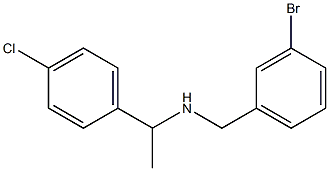 [(3-bromophenyl)methyl][1-(4-chlorophenyl)ethyl]amine 구조식 이미지