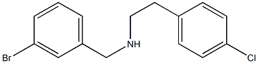 [(3-bromophenyl)methyl][2-(4-chlorophenyl)ethyl]amine Structure