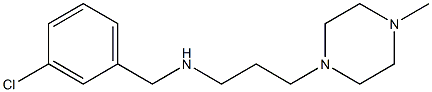 [(3-chlorophenyl)methyl][3-(4-methylpiperazin-1-yl)propyl]amine 구조식 이미지