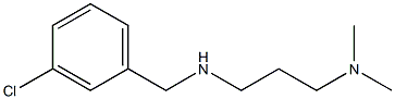 [(3-chlorophenyl)methyl][3-(dimethylamino)propyl]amine 구조식 이미지