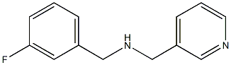 [(3-fluorophenyl)methyl](pyridin-3-ylmethyl)amine 구조식 이미지