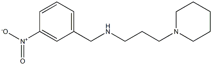 [(3-nitrophenyl)methyl][3-(piperidin-1-yl)propyl]amine Structure