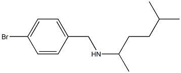 [(4-bromophenyl)methyl](5-methylhexan-2-yl)amine Structure