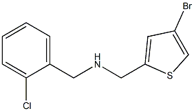 [(4-bromothiophen-2-yl)methyl][(2-chlorophenyl)methyl]amine Structure