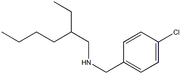 [(4-chlorophenyl)methyl](2-ethylhexyl)amine Structure