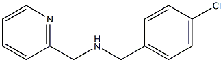 [(4-chlorophenyl)methyl](pyridin-2-ylmethyl)amine Structure