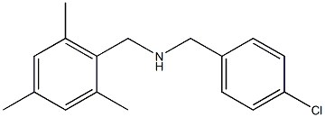 [(4-chlorophenyl)methyl][(2,4,6-trimethylphenyl)methyl]amine 구조식 이미지