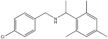 [(4-chlorophenyl)methyl][1-(2,4,6-trimethylphenyl)ethyl]amine Structure