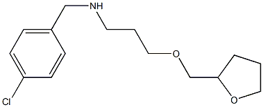 [(4-chlorophenyl)methyl][3-(oxolan-2-ylmethoxy)propyl]amine 구조식 이미지