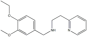 [(4-ethoxy-3-methoxyphenyl)methyl][2-(pyridin-2-yl)ethyl]amine 구조식 이미지