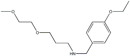 [(4-ethoxyphenyl)methyl][3-(2-methoxyethoxy)propyl]amine 구조식 이미지