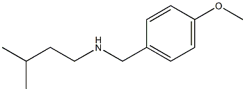 [(4-methoxyphenyl)methyl](3-methylbutyl)amine 구조식 이미지