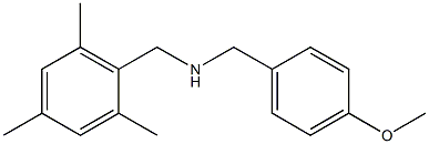 [(4-methoxyphenyl)methyl][(2,4,6-trimethylphenyl)methyl]amine Structure