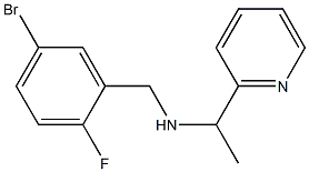 [(5-bromo-2-fluorophenyl)methyl][1-(pyridin-2-yl)ethyl]amine 구조식 이미지