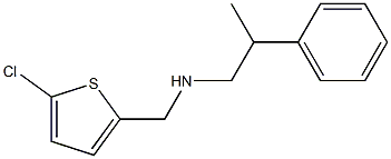 [(5-chlorothiophen-2-yl)methyl](2-phenylpropyl)amine Structure