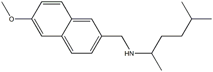 [(6-methoxynaphthalen-2-yl)methyl](5-methylhexan-2-yl)amine 구조식 이미지