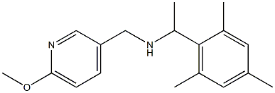 [(6-methoxypyridin-3-yl)methyl][1-(2,4,6-trimethylphenyl)ethyl]amine Structure