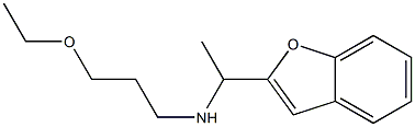 [1-(1-benzofuran-2-yl)ethyl](3-ethoxypropyl)amine 구조식 이미지