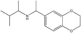 [1-(2,3-dihydro-1,4-benzodioxin-6-yl)ethyl](3-methylbutan-2-yl)amine Structure