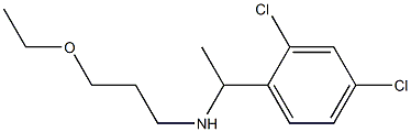 [1-(2,4-dichlorophenyl)ethyl](3-ethoxypropyl)amine Structure