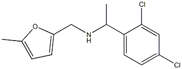 [1-(2,4-dichlorophenyl)ethyl][(5-methylfuran-2-yl)methyl]amine Structure