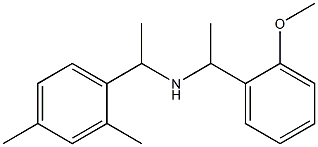 [1-(2,4-dimethylphenyl)ethyl][1-(2-methoxyphenyl)ethyl]amine Structure