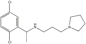 [1-(2,5-dichlorophenyl)ethyl][3-(pyrrolidin-1-yl)propyl]amine Structure