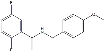 [1-(2,5-difluorophenyl)ethyl][(4-methoxyphenyl)methyl]amine Structure