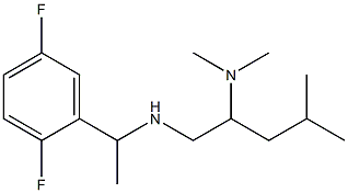 [1-(2,5-difluorophenyl)ethyl][2-(dimethylamino)-4-methylpentyl]amine 구조식 이미지