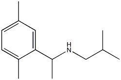 [1-(2,5-dimethylphenyl)ethyl](2-methylpropyl)amine Structure