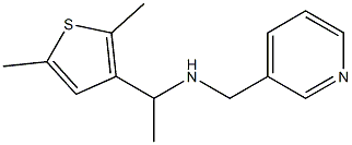 [1-(2,5-dimethylthiophen-3-yl)ethyl](pyridin-3-ylmethyl)amine 구조식 이미지