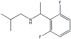 [1-(2,6-difluorophenyl)ethyl](2-methylpropyl)amine Structure